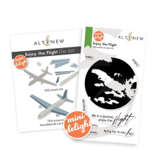 Altenew Mini Delight Stamp &amp; Die Set - Enjoy the Flight