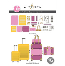 Altenew Layering Die Set - Pack Your Bags
