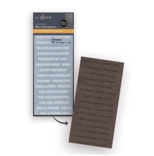 Altenew 3D Embossing Folder - Mini Sentiments