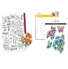 Altenew Stamp-Stencil-Die Set - Flutter &amp; Bloom