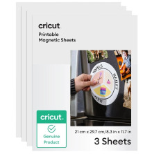 Cricut Printable Magnet Sheets A4 3/Pkg - White