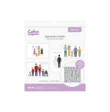 Crafters Companion Stamp &amp; Die Set - Our Family Story