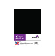 Crafters Companion Matt Black Card A4