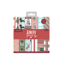 Crafters Companion 6X6 Paper Pad - Santa Paws