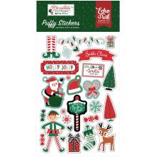 Echo Park Puffy Stickers - Christmas Express