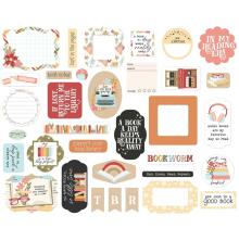 Echo Park Cardstock Die-Cuts 34/Pkg - Bookish Icons