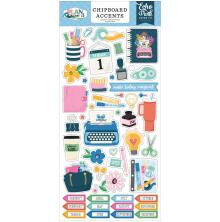 Echo Park Chipboard Stickers 6X13 - Plan On It Accents