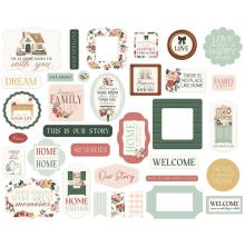 Carta Bella Cardstock Die-Cuts 34/Pkg - Feels Like Home Icons