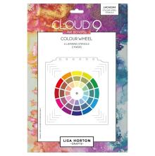 Lisa Horton Crafts Ink School Layering Stencils - Colour Wheel