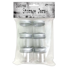 Tim Holtz Distress Jars 6/Pkg - Empty