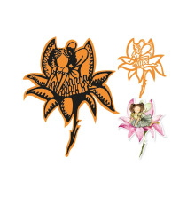 Tonic Studios Reflections Stamp &amp; Die Set - Camellia 1202E UTGENDE