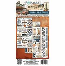 49 And Market Rub-On Transfer Set - Rust And Revs