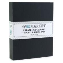 49 And Market Create-An-Album Triple Flip Album Base  - Black