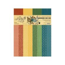 Graphic 45 Patterns &amp; Solids Collection Pack 8.5X11 - Wonder Of Oz