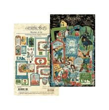 Graphic 45 Chipboard Die-Cuts - Wonder Of OZ Tags &amp; Frames