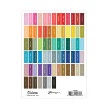Tim Holtz Distress Mini Ink Pad Label Sheets - White