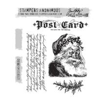 Tim Holtz Cling Stamps 7X8.5 - Letters To Santa CMS053