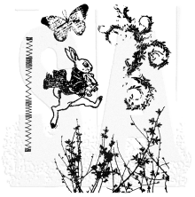Tim Holtz Cling Stamps 7X8.5 - Spring Sprung CMS084