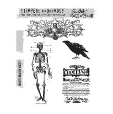 Tim Holtz Cling Stamps 7X8.5 - Haunted Mansion CMS091