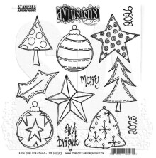 Dylusions Cling Stamps 8.5X7 - Rock Your Christmas DYR10032