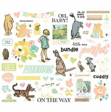 Simple Stories Bits &amp; Pieces Die-Cuts - Say Cheese Classic Pooh Baby Elements