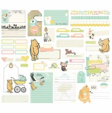 Simple Stories Bits &amp; Pieces Die-Cuts - Say Cheese Classic Pooh Baby Journal