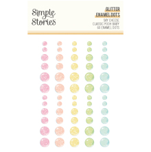 Simple Stories Enamel Dots 60/Pkg - Say Cheese Classic Pooh Baby