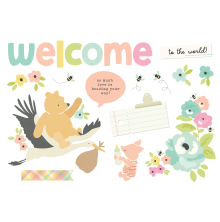 Simple Stories Simple Page Pieces - Say Cheese Classic Pooh Baby