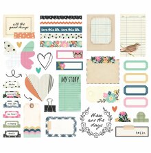 Simple Stories Bits &amp; Pieces Die-Cuts 38/Pkg - Take Note Journal