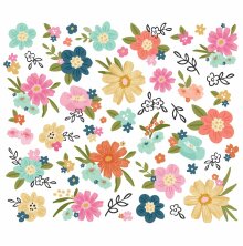 Simple Stories Bits &amp; Pieces Die-Cuts 48/Pkg - Take Note Floral