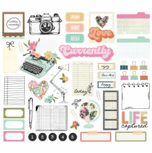 Simple Stories Bits &amp; Pieces Die-Cuts 49/Pkg - Take Note Office