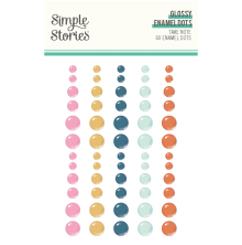 Simple Stories Enamel Dots 60/Pkg - Take Note