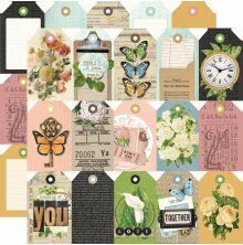 Simple Stories Simple Vintage Junk Drawer 12X12 - Tag Elements