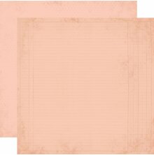 Simple Stories Simple Vintage Junk Drawer Basics Cardstock 12X12 - Carnation