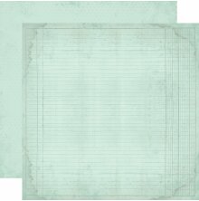 Simple Stories Simple Vintage Junk Drawer Basics Cardstock 12X12 - Cypress