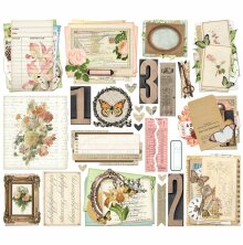 Simple Stories Bits &amp; Pieces Die-Cuts 28/Pkg - Simple Vintage Junk Drawer Epheme
