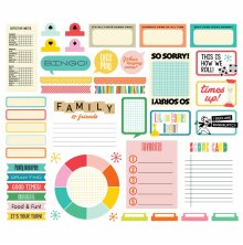 Simple Stories Bits &amp; Pieces Die-Cuts 44/Pkg - Game Night Journal