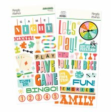 Simple Stories Foam Stickers 53/Pkg - Game Night