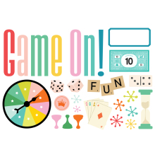 Simple Stories Simple Page Pieces - Game Night