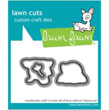 Lawn Fawn Dies - A Mole Lot of Love Add-On LF3946