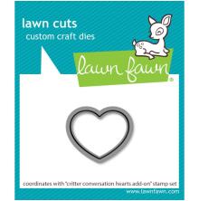Lawn Fawn Dies - Critter Conversation Hearts Add-On LF3952