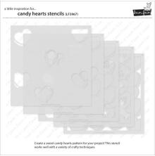 Lawn Fawn Stencils - Candy Hearts LF3967