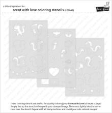 Lawn Fawn Stencils - Scent with Love LF3968