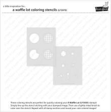 Lawn Fawn Stencils - A Waffle Lot LF3970