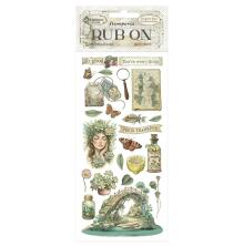 Stamperia Rub-On 4X8.5 - Herbarium Silvae bridge