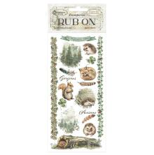 Stamperia Rub-On 4X8.5 - Herbarium Silvae Forest