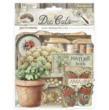 Stamperia Die Cuts Assorted 40/Pkg - Herbarium Silvae