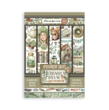 Stamperia A5 Washi Pad 8/Pkg - Herbarium Silvae