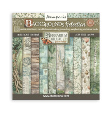 Stamperia Double-Sided Paper Pad 8X8 - Herbarium Silvae