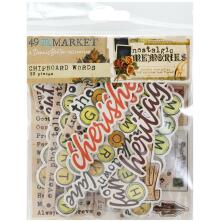 49 And Market Chipboard Set - Nostalgic Memories
